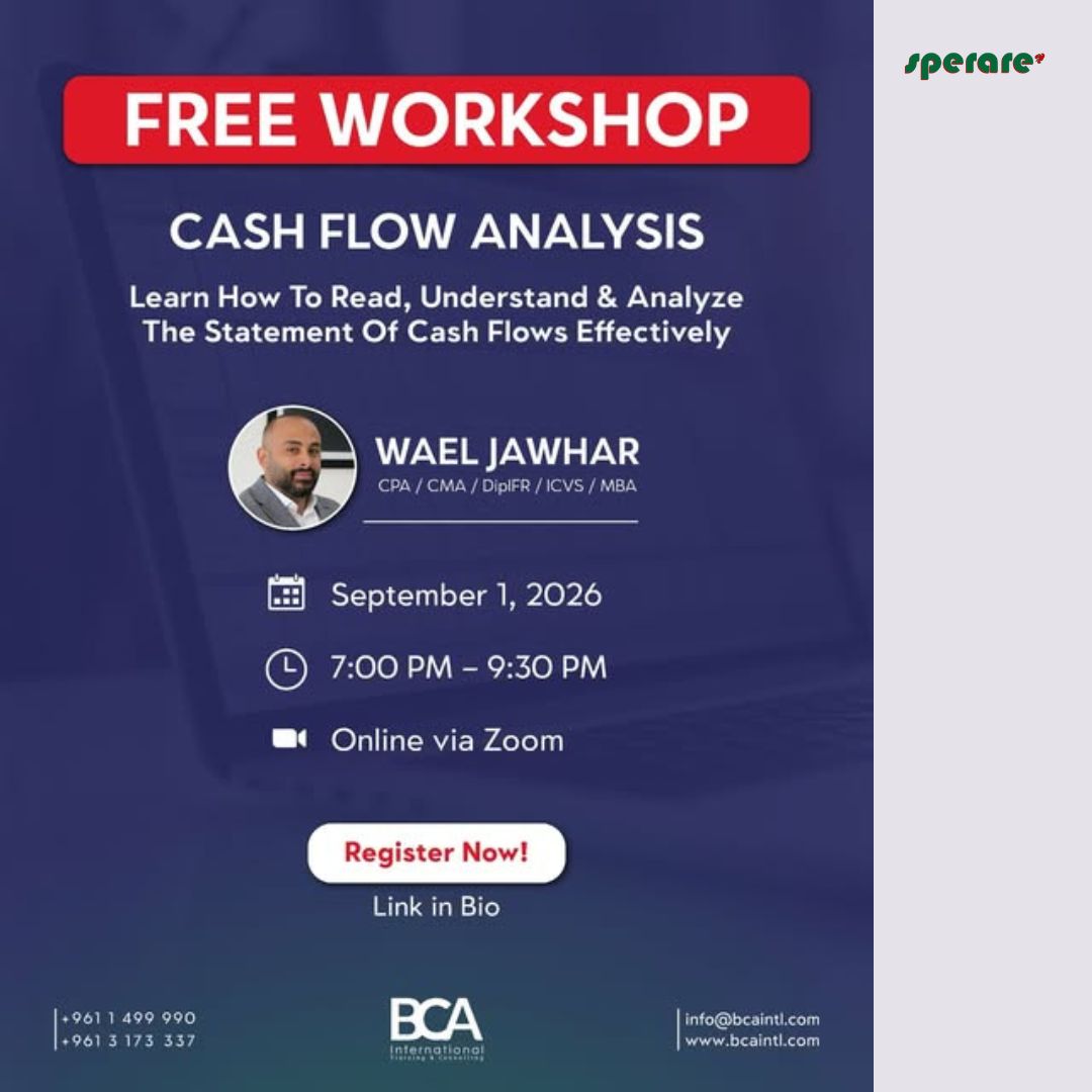 Join our FREE Cash Flow Analysis Workshop!
