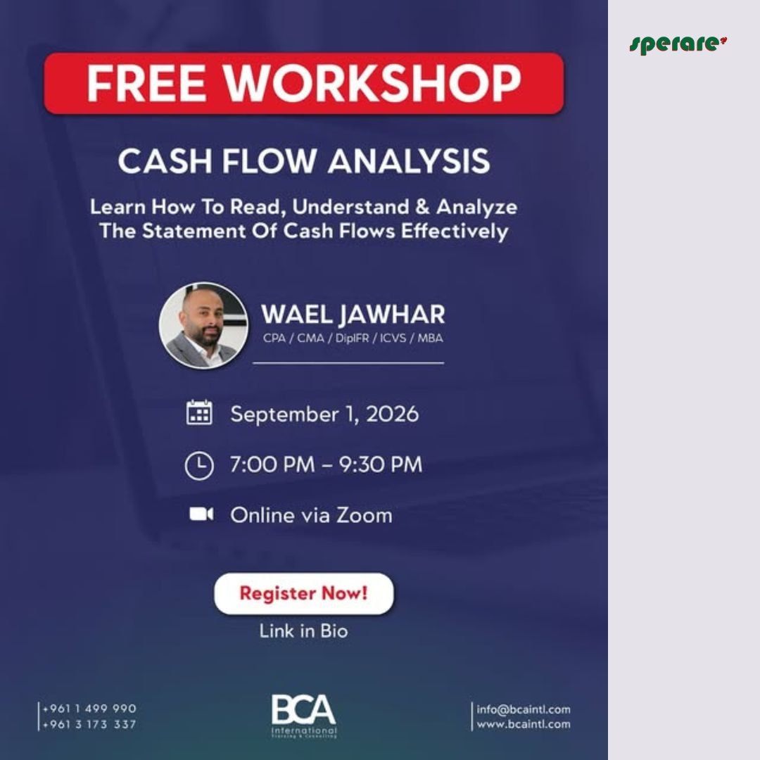 Join our FREE Cash Flow Analysis Workshop!